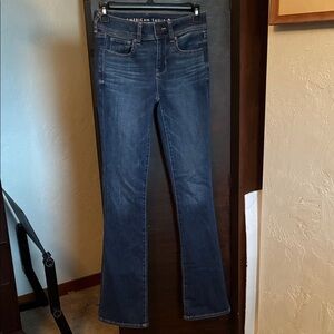 American Eagle Outfitters Dark Blue Flare Jeans